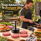 🍔 EasyPress Hamburger Patty Maker