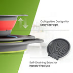 Sofynest® 4 Piece Collapsible Silicone Kitchen Strainer Set
