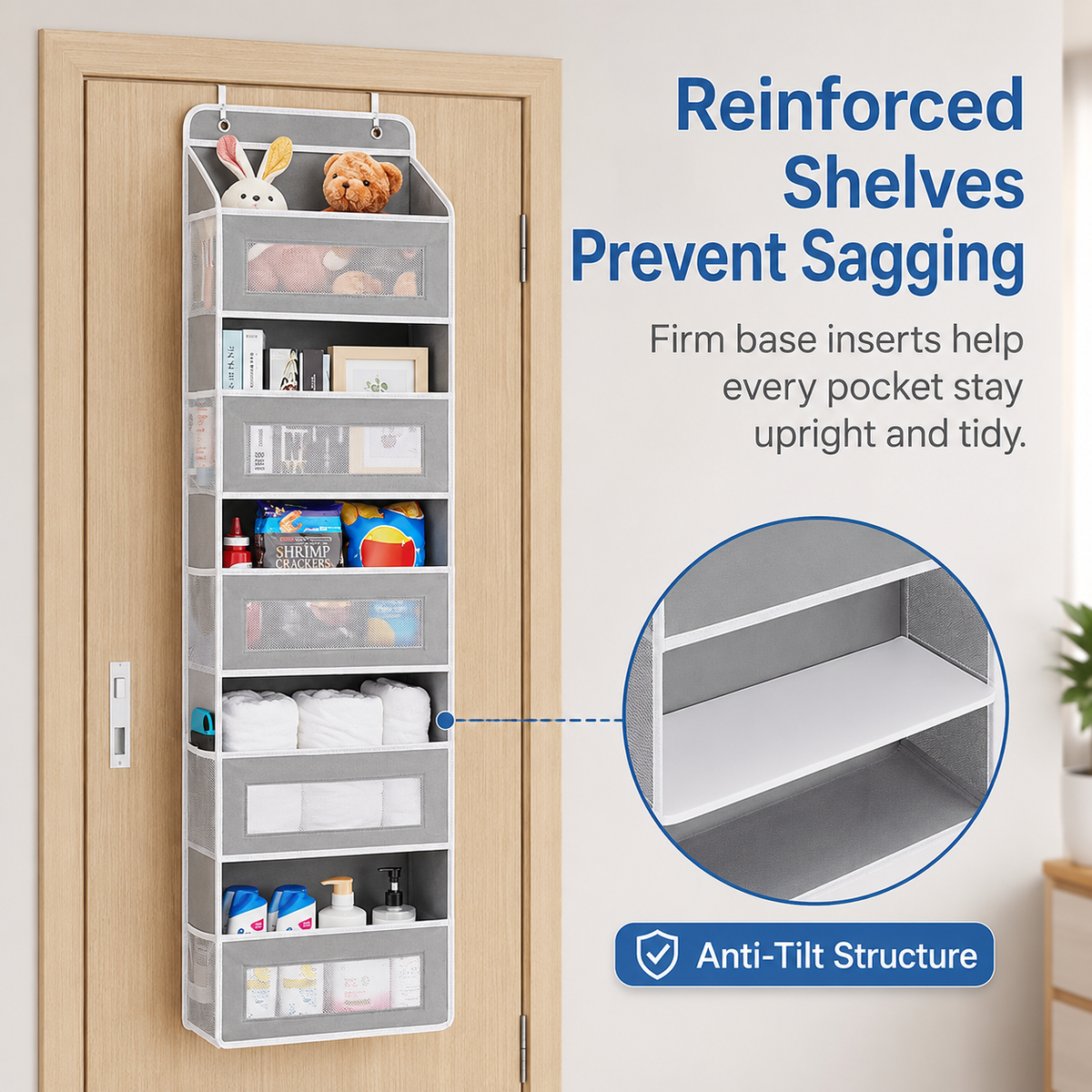 SofyNest™ 5-Tier Over Door Organizer