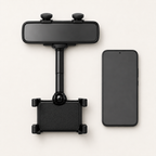 360° Rearview Mirror Phone Holder