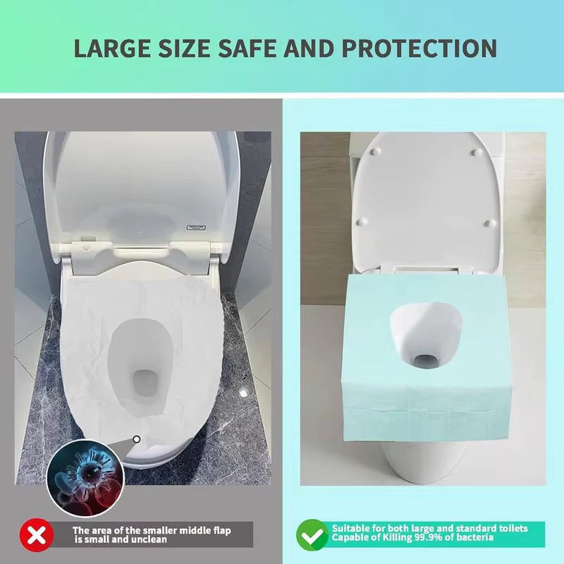 Toilet Seat Disposable Covers (1 Pack 20 Pieces)