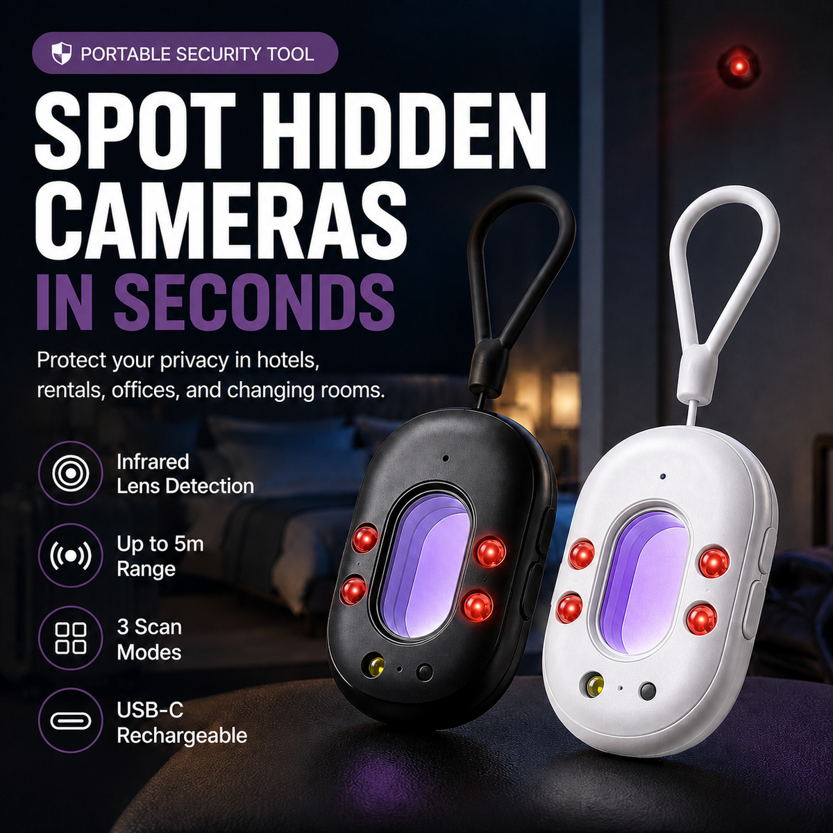 SofyNest™ Hidden Camera Detector