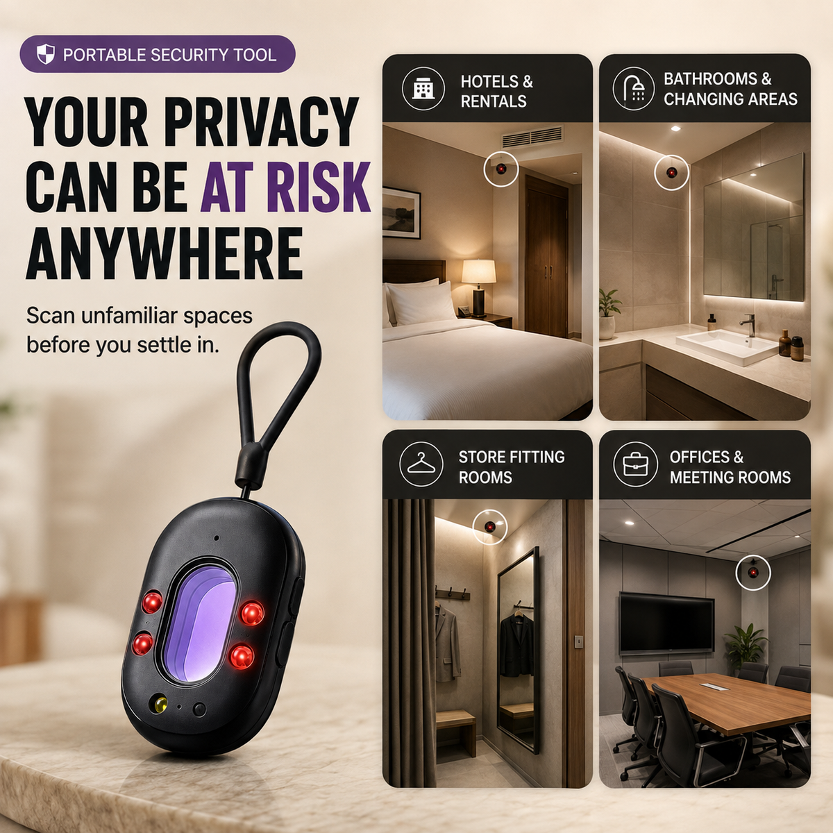 SofyNest™ Hidden Camera Detector