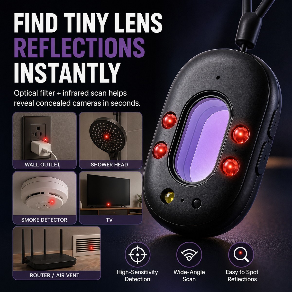 SofyNest™ Hidden Camera Detector