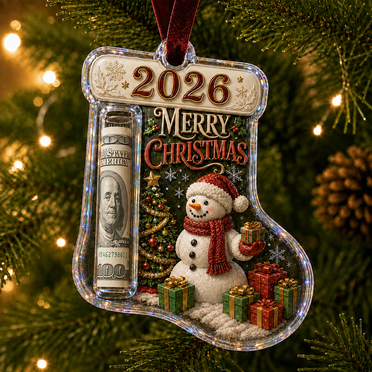 SofyNest™ Cash Clip Christmas Tree Ornament