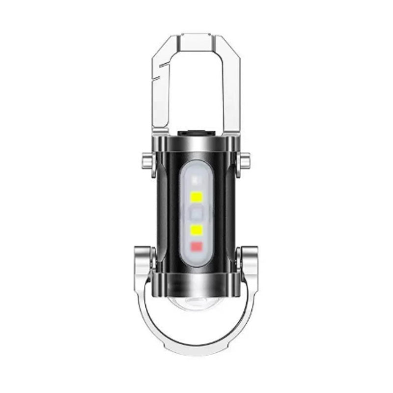 SofyNest™ Keychain Flashlight – LED+COB Dual Light