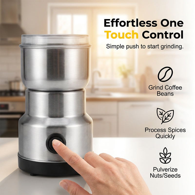 Electric Grinder for Coffee Beans and Spices