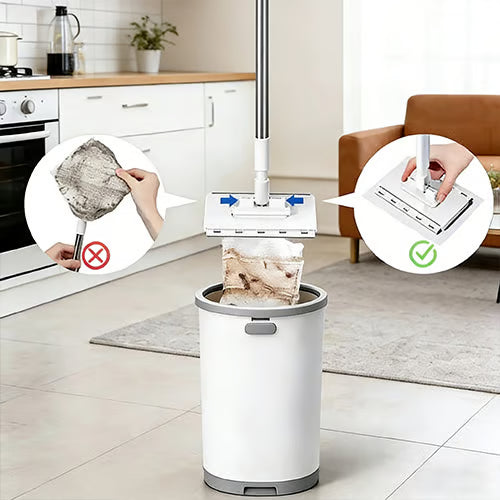 SofyNest™ Handsfree Flat Mop